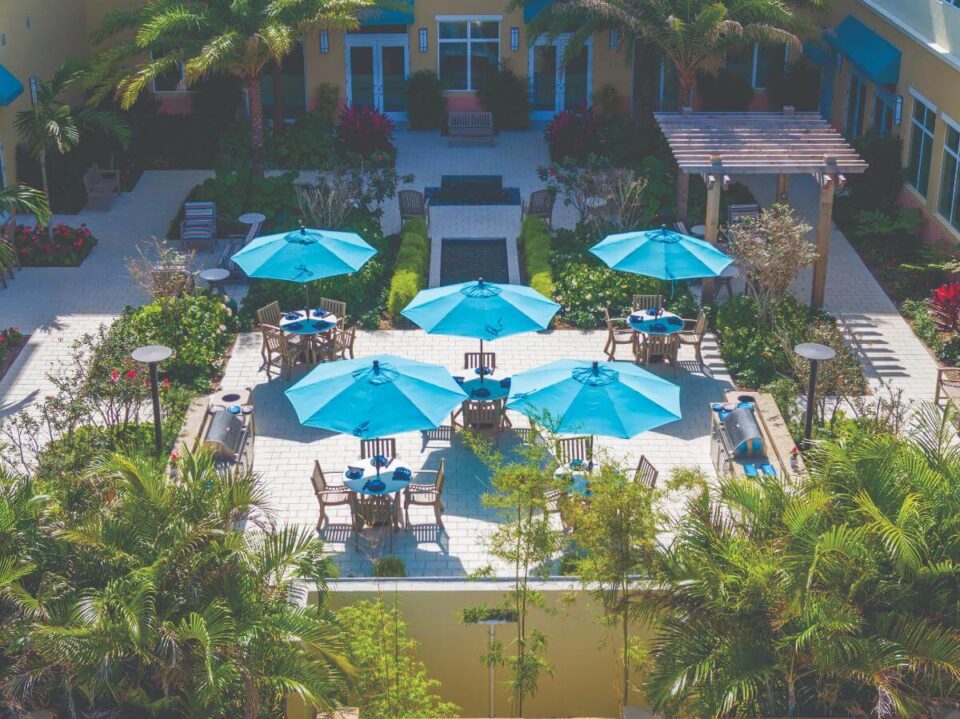 Patio at The Club at Boynton Beach
